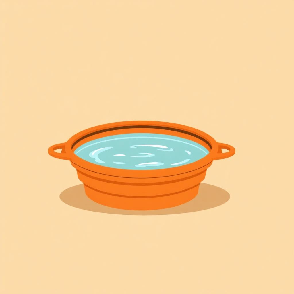 Collapsible water bowl